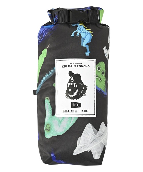 KiU（キウ）の「KiU/キウ 　NEW STANDARD RAIN PONCHO 2ND ROLLING CRADLE（レインコート/ポンチョ・レディース・グレー/ブラック・FREE）」の13枚目の写真