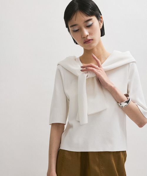 MARK&LONA(マークアンドロナ) ワンピース サイズ38 M レディース - 白  