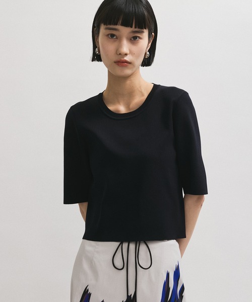 サステナブル】クールタッチニットTシャツ（Tシャツ/カットソー