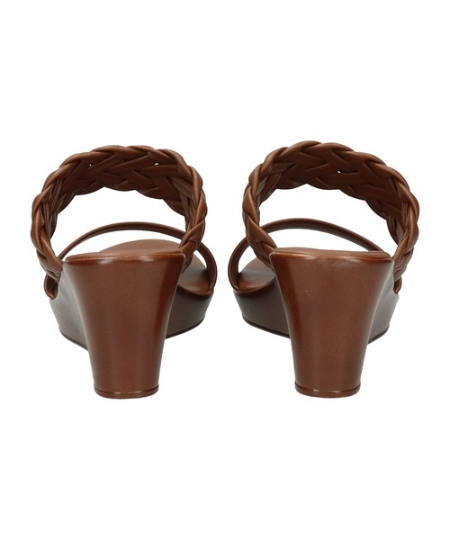 ITALIAN SHOEMAKERS（イタリアンシューメーカー）の「【ITALIAN SHOEMAKERS】イントレチャートウェッジヒールサンダル(952344)（サンダル・レディース・ブラウン/シルバー・35/36/37/38/39）」の7枚目の写真