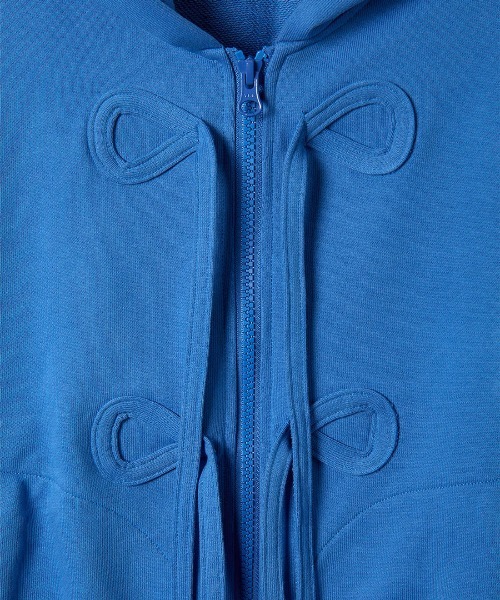 ribbon zip hoodie（パーカー）｜soduk（スドーク）の