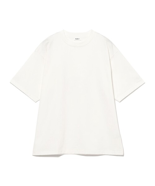 BEAMS F（ビームスエフ）の「コーコランコットン ショートスリーブ クルーネック コンフォートフィット Tシャツ（Tシャツ/カットソー・メンズ・ブラック/ナチュラル/ホワイト/チャコールグレー・M/L/XL/S）」の8枚目の写真
