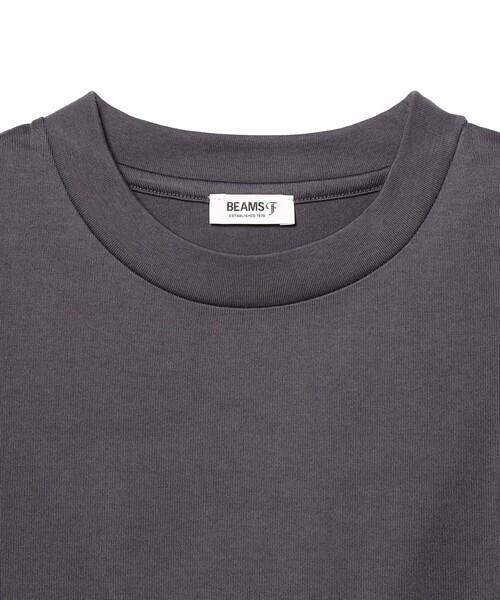 BEAMS F（ビームスエフ）の「コーコランコットン ショートスリーブ クルーネック コンフォートフィット Tシャツ（Tシャツ/カットソー・メンズ・ブラック/ナチュラル/ホワイト/チャコールグレー・M/L/XL/S）」の12枚目の写真