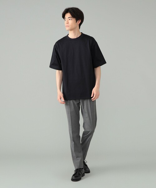 BEAMS F（ビームスエフ）の「コーコランコットン ショートスリーブ クルーネック コンフォートフィット Tシャツ（Tシャツ/カットソー・メンズ・ブラック/ナチュラル/ホワイト/チャコールグレー・M/L/XL/S）」の15枚目の写真