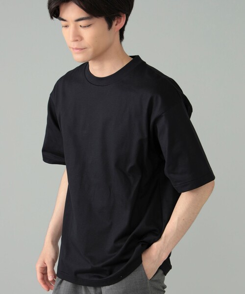 BEAMS F（ビームスエフ）の「コーコランコットン ショートスリーブ クルーネック コンフォートフィット Tシャツ（Tシャツ/カットソー・メンズ・ブラック/ナチュラル/ホワイト/チャコールグレー・M/L/XL/S）」の21枚目の写真