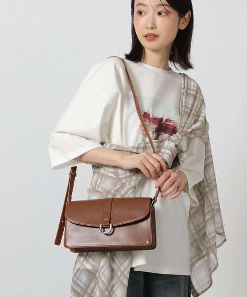 LAKOLE（ラコレ）の「Dリングベルトショルダーバッグ / 450029（ショルダーバッグ・レディース・ブラック/オフホワイト/ブラウン・FREE）」の3枚目の写真