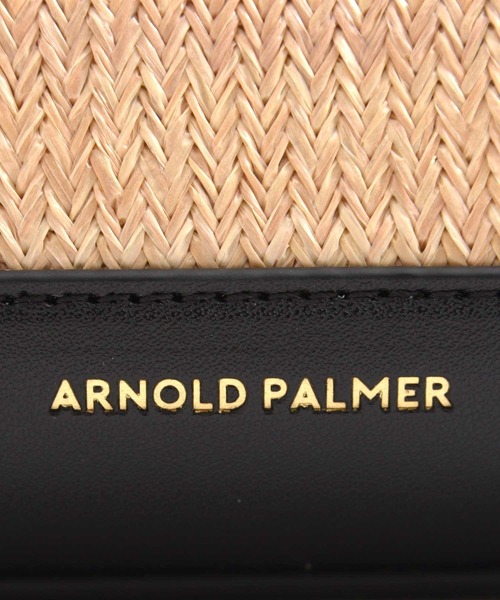 Arnold Palmer（アーノルドパーマー）の「雑材×フェイクレザー 2WAY トートバッグ（トートバッグ・レディース・ブラック/ベージュ・F）」の17枚目の写真