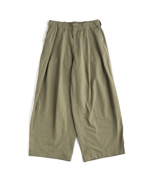 VERON（ヴァロン）の「コットンナイロンギャバ US ARMY ファティーグワイドイージーバルーンパンツ（その他パンツ・メンズ・オリーブ/カーキ/ブラック・M/L）」の7枚目の写真
