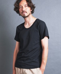 SUPIMA CTN BASIC U/N TEE S/S:スーピマコットン ベーシック Uネック 半袖 TEE シャツ
