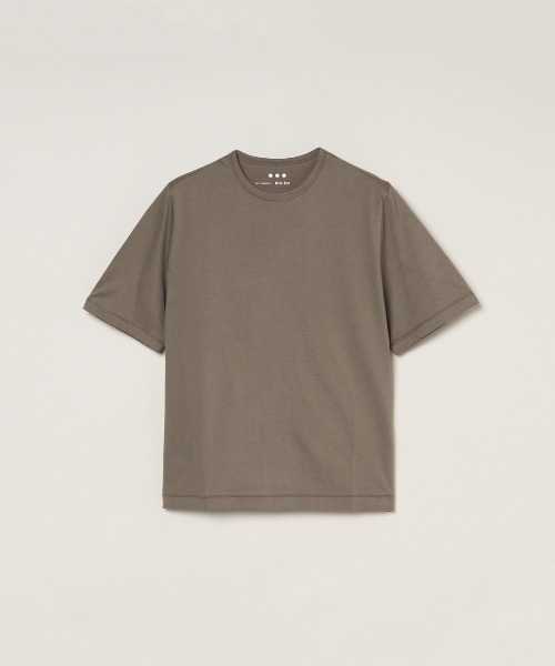 three dots（スリードッツ）の「サンデッドジャージー クルーネックTシャツ New James（Tシャツ/カットソー・メンズ・ダークオリーブ/ブラウン系その他・LARGE/X-LARGE/SMALL/MEDIUM）」の2枚目の写真