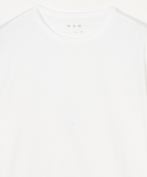 three dots（スリードッツ）の「サンデッドジャージー クルーネックTシャツ New James（Tシャツ/カットソー・メンズ・ダークオリーブ/ブラウン系その他・LARGE/X-LARGE/SMALL/MEDIUM）」の4枚目の写真