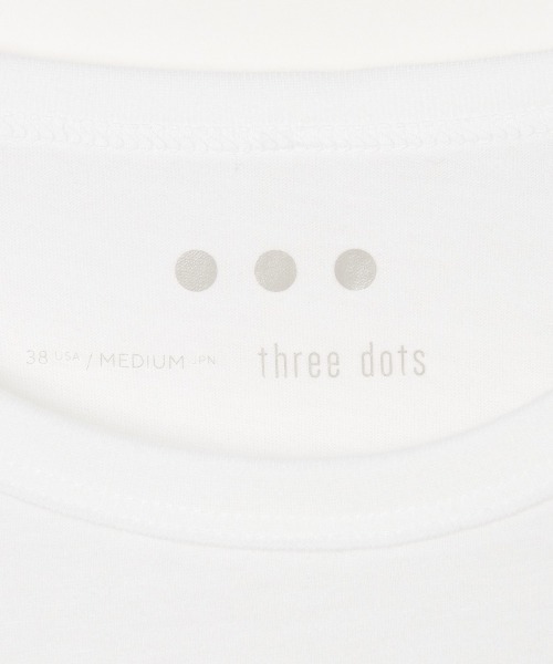 three dots（スリードッツ）の「サンデッドジャージー クルーネックTシャツ New James（Tシャツ/カットソー・メンズ・ダークオリーブ/ブラウン系その他・LARGE/X-LARGE/SMALL/MEDIUM）」の7枚目の写真