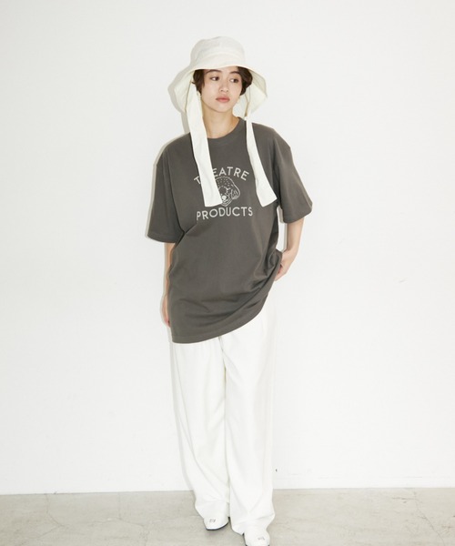 THEATRE PRODUCTS（シアタープロダクツ）の「DOGイラストプリントTシャツ（Tシャツ/カットソー・レディース・ホワイト/ブラック・FREE）」の22枚目の写真