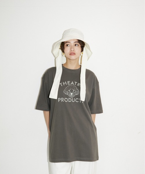 THEATRE PRODUCTS（シアタープロダクツ）の「DOGイラストプリントTシャツ（Tシャツ/カットソー・レディース・ホワイト/ブラック・FREE）」の17枚目の写真