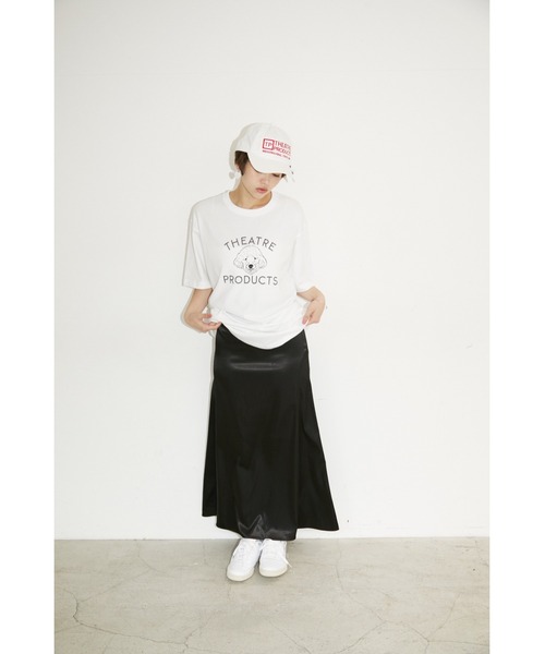 THEATRE PRODUCTS（シアタープロダクツ）の「DOGイラストプリントTシャツ（Tシャツ/カットソー・レディース・ホワイト/ブラック・FREE）」の11枚目の写真