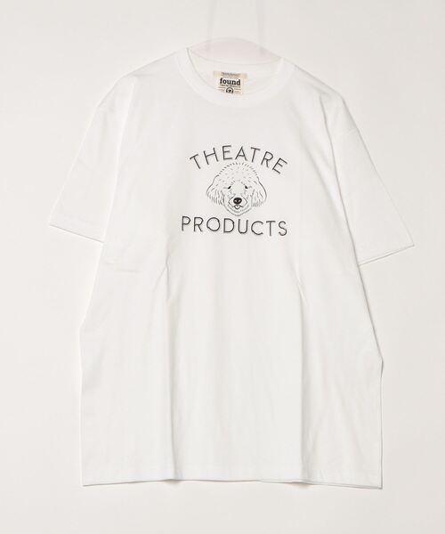 THEATRE PRODUCTS（シアタープロダクツ）の「DOGイラストプリントTシャツ（Tシャツ/カットソー・レディース・ホワイト/ブラック・FREE）」の5枚目の写真