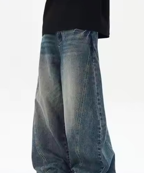 Bling Leads（ブリングリーズ）の「Z)【BLINGLEADS】JNF24100 CURVE DENIM PANT/ｶｰﾌﾞﾃﾞﾆﾑﾊﾟﾝﾂ（デニムパンツ・メンズ・カモフラージュ/ブルー・LARGE/X-LARGE/MEDIUM）」の6枚目の写真