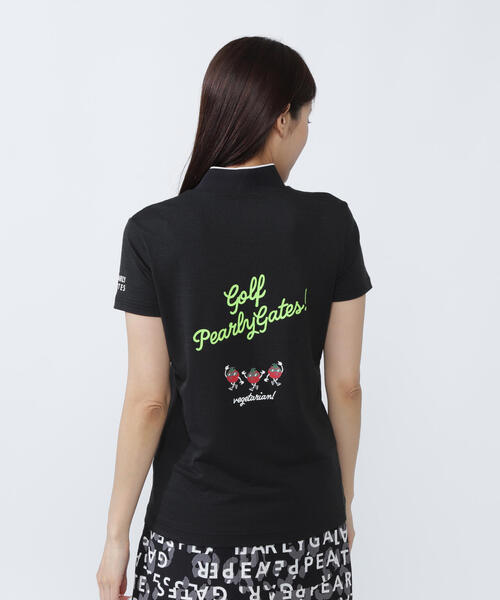 PEARLY GATES tシャツ 「PEARLY GATES」ポリエステルストレッチ