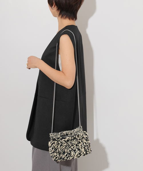 JOURNAL STANDARD relume（ジャーナルスタンダード　レリューム）の「《追加2》ノーカラージレ（ベスト・レディース・ベージュ/ブラック・FREE）」の5枚目の写真