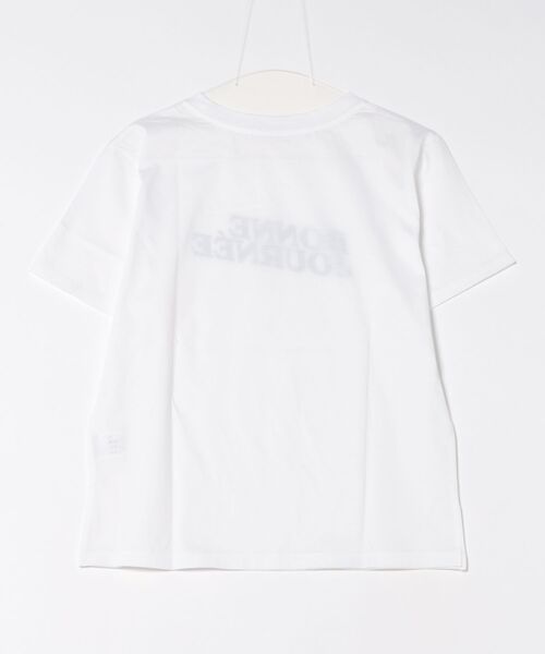 DRESSLAVE(ドレスレイブ)の「glitter Bonne journee T-shirt(グリッターロゴ半袖Tシャツ)(Tシャツ/カットソー・レディース・ホワイト・38)」の13枚目の写真