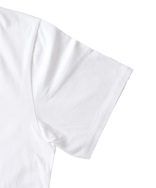 DRESSLAVE(ドレスレイブ)の「glitter Bonne journee T-shirt(グリッターロゴ半袖Tシャツ)(Tシャツ/カットソー・レディース・ホワイト・38)」の9枚目の写真