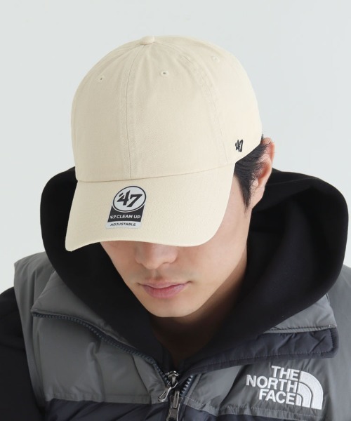 '47（フォーティーセブン）の「【'47】FLAT '47 CLEAN UP BLANK ('47 クリーンナップ フラット 無地) / 14カラー（キャップ・メンズ・レッド系その他/ブルー系その他/ホワイト/グリーン系その他/イエロー/ブラック/レッド/ナチュラル/ブルー系その他2/カーキ/チャコール/ブルー系その他3/ブラウン/ネイビー・F）」の6枚目の写真