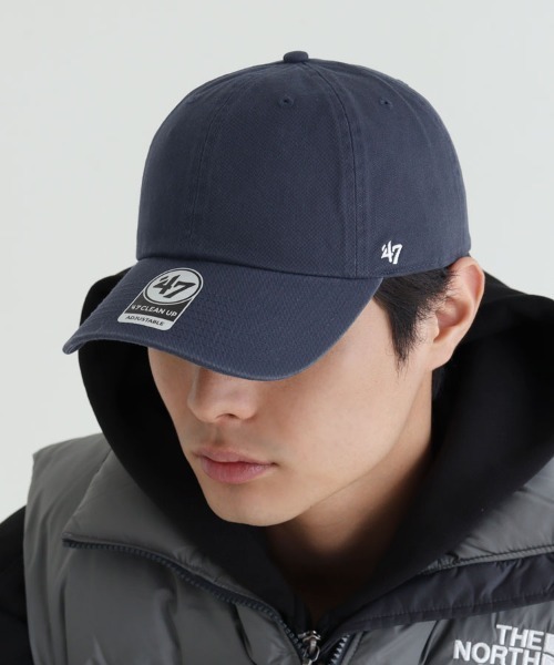 '47（フォーティーセブン）の「【'47】FLAT '47 CLEAN UP BLANK ('47 クリーンナップ フラット 無地) / 14カラー（キャップ・メンズ・レッド系その他/ブルー系その他/ホワイト/グリーン系その他/イエロー/ブラック/レッド/ナチュラル/ブルー系その他2/カーキ/チャコール/ブルー系その他3/ブラウン/ネイビー・F）」の8枚目の写真