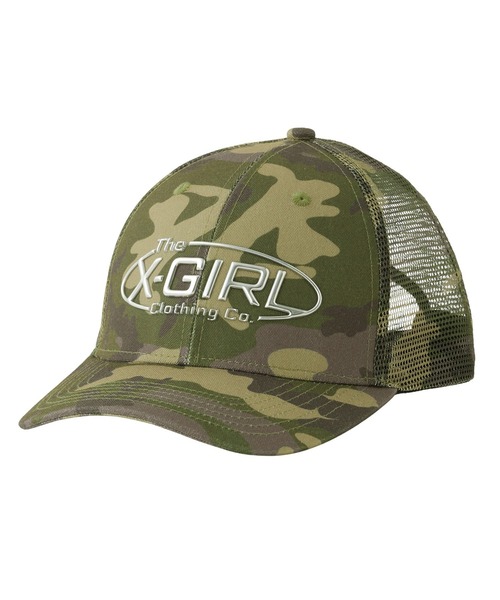 METALLIC LOGO 6PANEL MESH CAP（キャップ）｜X-girl（エックス