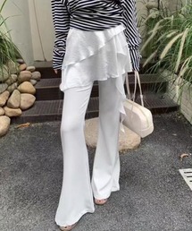 little eagle Len20-OP71 フレアパンツ ホワイト little eagle