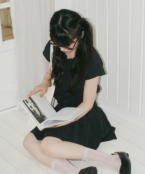 GIUNON(ジウノン)の「frill line puff blouse / フリルラインパフブラウス(シャツ/ブラウス・レディース・ブルー/ブラック/ホワイト/イエロー・FREE)」の20枚目の写真