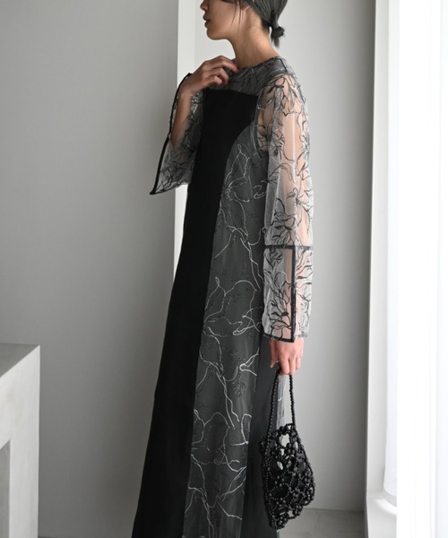 美品✨willfully 　ウィルフリーオケージョンドレス ワンピース　フリー willfully オケージョンドレス ワンピース ウィルフリー