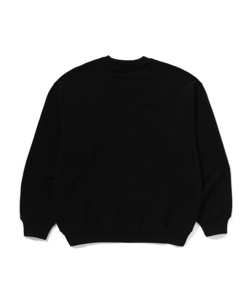 A BATHING APE（アベイシングエイプ）の「ONE POINT RELAXED FIT CREWNECK SWEATSHIRT（スウェット・メンズ・パープル/ベージュ/ブラック・SMALL/LARGE/X-LARGE/MEDIUM）」の4枚目の写真