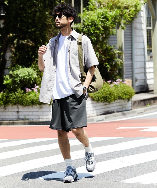 FREAK'S STORE（フリークスストア）の「SUPER ICE EASY SHORT PANTS/スーパーアイス ナイロンイージーショーツ（その他パンツ・メンズ・ブラック/オリーブ/チャコール・MEDIUM/LARGE）」の6枚目の写真