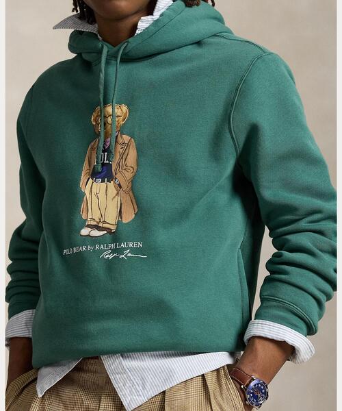 POLO RALPH LAUREN(ポロ ラルフ ローレン)の「Polo ベア フリース フーディ(パーカー・メンズ・グリーン・L/M/S/XXL/XS/XL)」の4枚目の写真