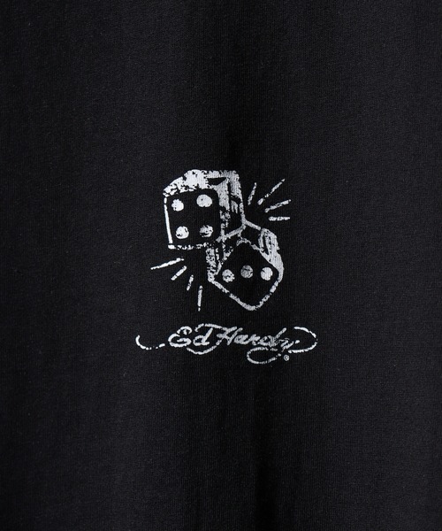 Ed Hardy(エドハーディー)の「ED HARDY ノースリーブTシャツ(Tシャツ/カットソー・メンズ・ブラック系3/ブラック系2/ブラック系4/ブラック系1・L/M)」の6枚目の写真