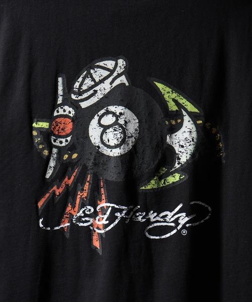 Ed Hardy(エドハーディー)の「ED HARDY ノースリーブTシャツ(Tシャツ/カットソー・メンズ・ブラック系3/ブラック系2/ブラック系4/ブラック系1・L/M)」の8枚目の写真