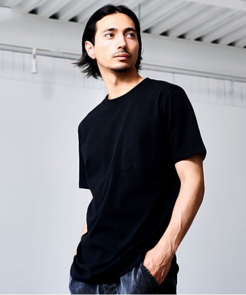 Goodwear(グッドウェア)の「『Goodwear/グッドウェア』吸水速乾ポケット付き半袖Tシャツ(Tシャツ/カットソー・メンズ・ブラック/グレー/スモーキーグリーン系/ホワイト/ネイビー・L/M/XL/S)」の1枚目の写真