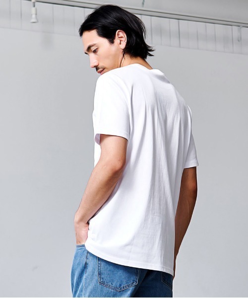 Goodwear(グッドウェア)の「『Goodwear/グッドウェア』吸水速乾ポケット付き半袖Tシャツ(Tシャツ/カットソー・メンズ・ブラック/グレー/スモーキーグリーン系/ホワイト/ネイビー・L/M/XL/S)」の8枚目の写真