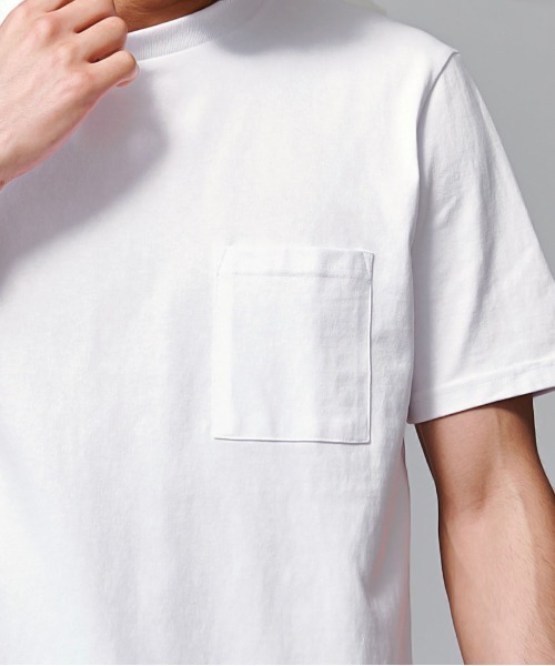 Goodwear(グッドウェア)の「『Goodwear/グッドウェア』吸水速乾ポケット付き半袖Tシャツ(Tシャツ/カットソー・メンズ・ブラック/グレー/スモーキーグリーン系/ホワイト/ネイビー・L/M/XL/S)」の9枚目の写真