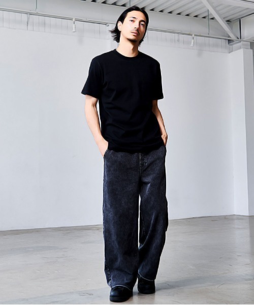 Goodwear(グッドウェア)の「『Goodwear/グッドウェア』吸水速乾ポケット付き半袖Tシャツ(Tシャツ/カットソー・メンズ・ブラック/グレー/スモーキーグリーン系/ホワイト/ネイビー・L/M/XL/S)」の12枚目の写真