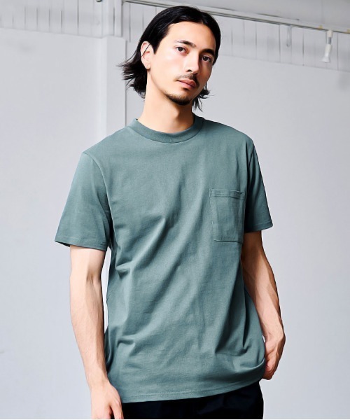 Goodwear(グッドウェア)の「『Goodwear/グッドウェア』吸水速乾ポケット付き半袖Tシャツ(Tシャツ/カットソー・メンズ・ブラック/グレー/スモーキーグリーン系/ホワイト/ネイビー・L/M/XL/S)」の18枚目の写真