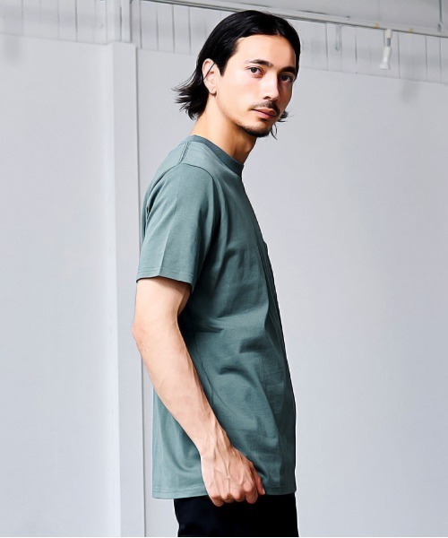 Goodwear(グッドウェア)の「『Goodwear/グッドウェア』吸水速乾ポケット付き半袖Tシャツ(Tシャツ/カットソー・メンズ・ブラック/グレー/スモーキーグリーン系/ホワイト/ネイビー・L/M/XL/S)」の20枚目の写真