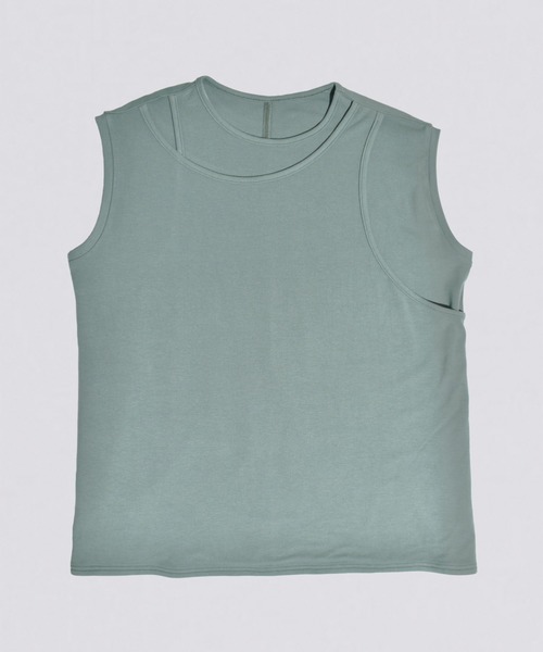 kiehtova（キエトヴァ）の「【kiehtova】LAYERED TANK TOPS/レイヤード タンクトップス（タンクトップ・レディース・ブラウン/ホワイト/グリーン・FREE）」の16枚目の写真