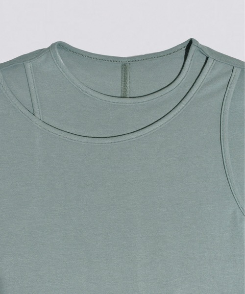 kiehtova（キエトヴァ）の「【kiehtova】LAYERED TANK TOPS/レイヤード タンクトップス（タンクトップ・レディース・ブラウン/ホワイト/グリーン・FREE）」の18枚目の写真