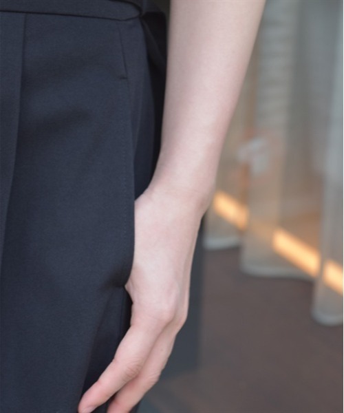 axes femme（アクシーズファム）の「ダブルベルトワイドパンツ（その他パンツ・レディース・チャコール/ネイビー/ブラック・FREE）」の13枚目の写真
