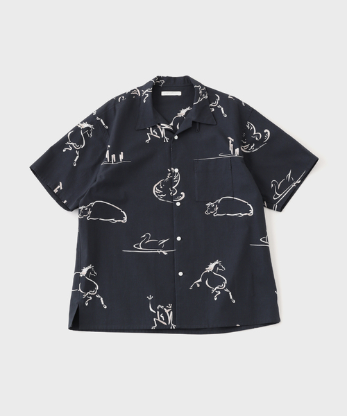 OLDJOE(オールドジョー)ORIGINAL PRINTED OPEN COLLAR シャツ