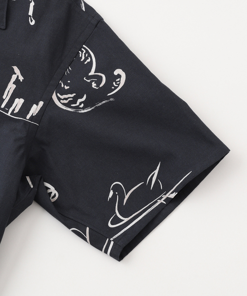 OLDJOE(オールドジョー)ORIGINAL PRINTED OPEN COLLAR シャツ（シャツ 