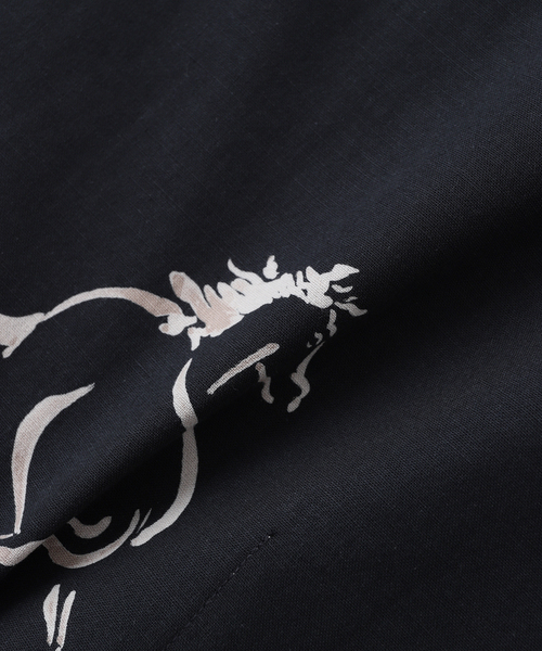 【美品】OLD JOE RIBBED OPEN FRONT アンダーシャツ 40 OLDJOE(オールドジョー)ORIGINAL PRINTED OPEN COLLAR シャツ