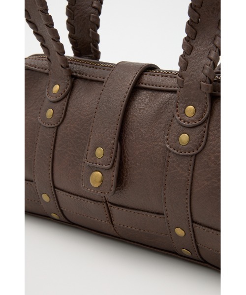 LAGUA GEM（ラグアジェム）の「DOCKING STUDS バッグ（ハンドバッグ・レディース・ブラック/ブラウン・FREE）」の8枚目の写真