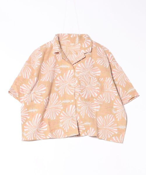 ブラウス シャツ 「Kahiko」SURF＆Palms レイキーシャツ レディース Kahiko ブラウス シャツ 「Kahiko」SURF＆Palms グレイスシャツ